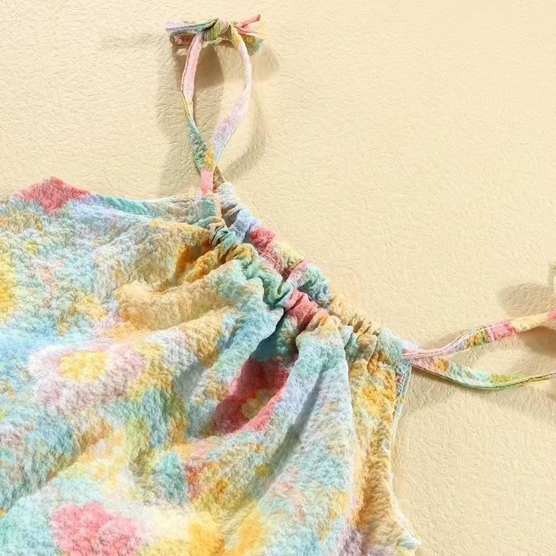 ชุดลูกสาวน่ารักๆ ชุดเดรสลายดอูก ชุดเดรสเด็กผู้หญิง เดรสลายดอกไม้น่ารัก เนื้อผ้าดี ใส่สบายDA-F - รูปที่ 7