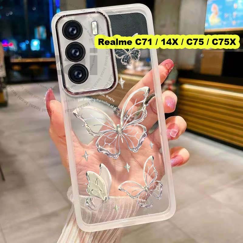 เคสRealme C71 C 71 C75 C75X C75 X 14XเคสRealmeC71 RealmeC75 RealmeC75X Realme14X กรณีน่ารักกล่องนุ่ม