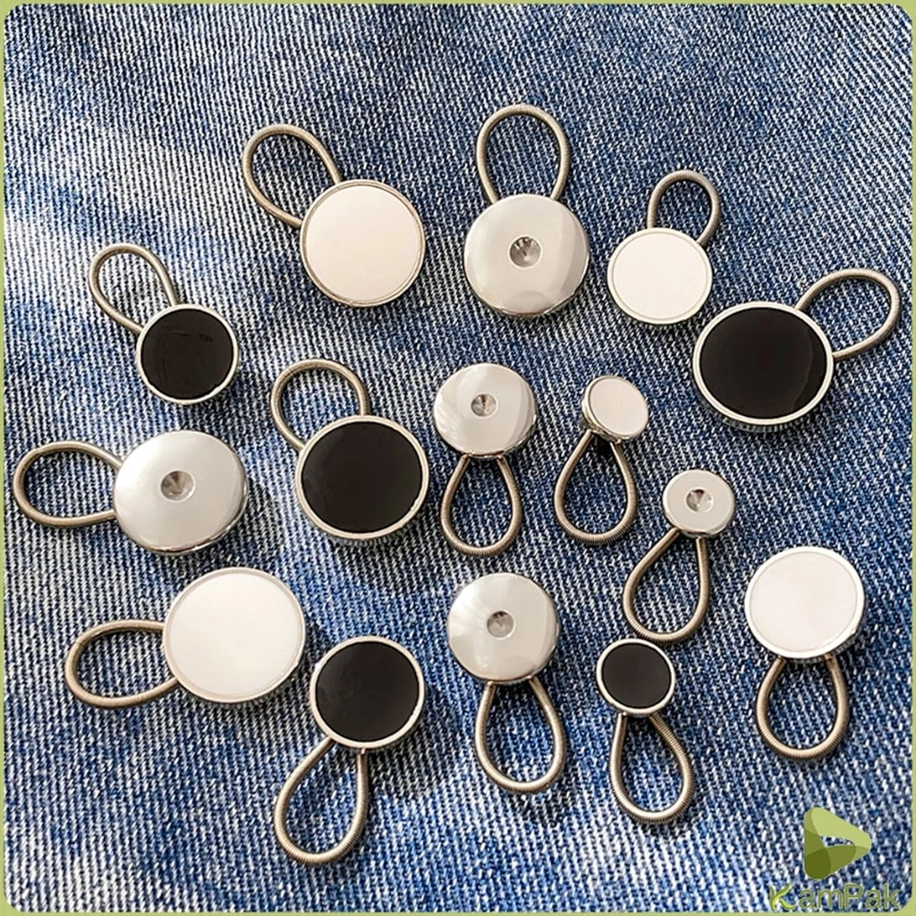 KamPak กระดุมขยายเอวกางเกงยีนส์ เซต 3 ชิ้น 3 ขนาด กระดุมขยายกระโปรง jeans buttons