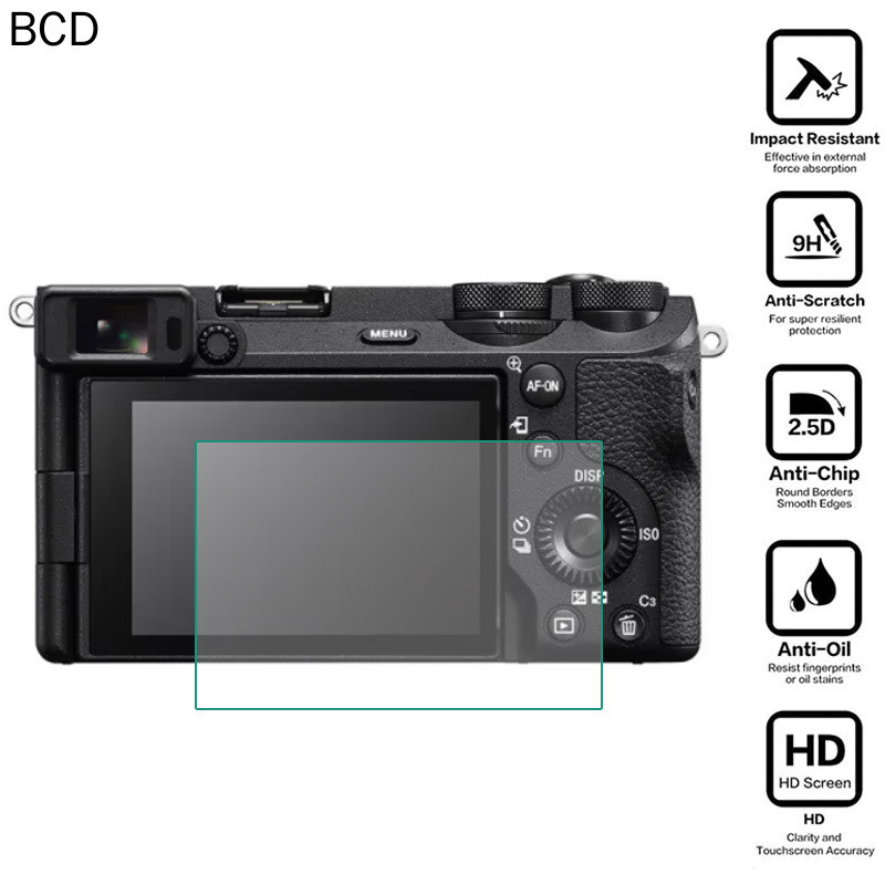 Hard กระจกนิรภัยป้องกันฟิล์มสําหรับ Sony Alpha 6700 A6700 จอแสดงผลกล้องป้องกันหน้าจอ ILCE-6700/α6700