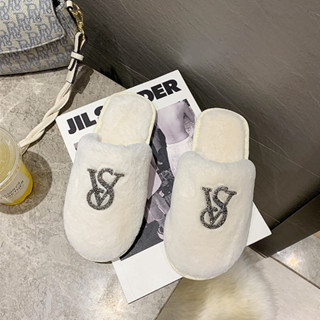 36-43 ขนาดใหญ่สบายห้องนอนรองเท้าแตะในร่มบ้านปุยรองเท้ากันลื่…