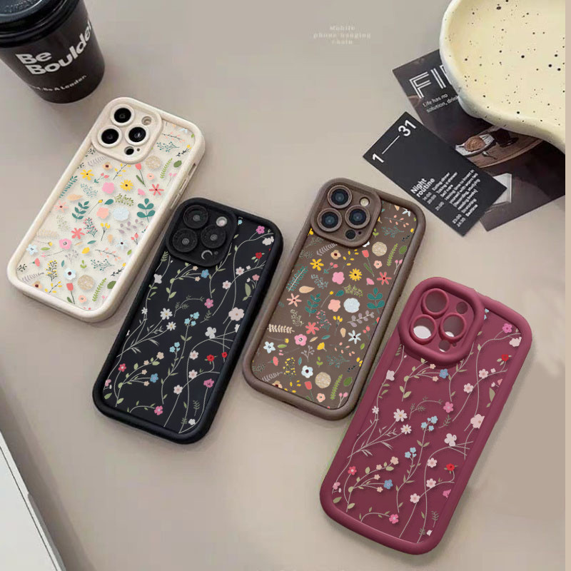 Shell สําหรับ Samsung Galaxy S25 S23 S24 Ultra Plus S24FE S23FE S20FE กรณีดอกไม้สาวแฟชั่น Y2K ซิลิโค