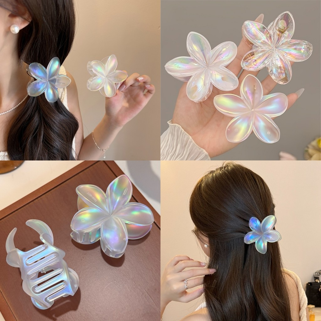 🌺Soroh🌺กิ๊บติดผม ลายดอกไม้ ขนาดใหญ่ มีสามสี🏵สไตล์เกาหลี คุณภาพสูง สวยงาม น่ารัก หวาน🌸#VO-30