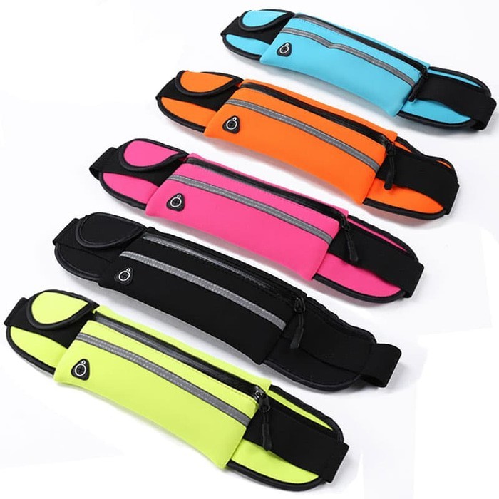 [WRSR27] WATERPROOF RUNNING BELT BAG 1 POCKET / GO BELT RUNNING BELT