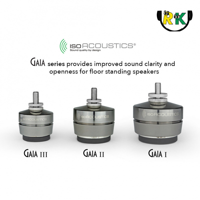 IsoAcostics Gaia I-III Series Speaker Super Bass Isolation Feet 4 One Plastic Footpad