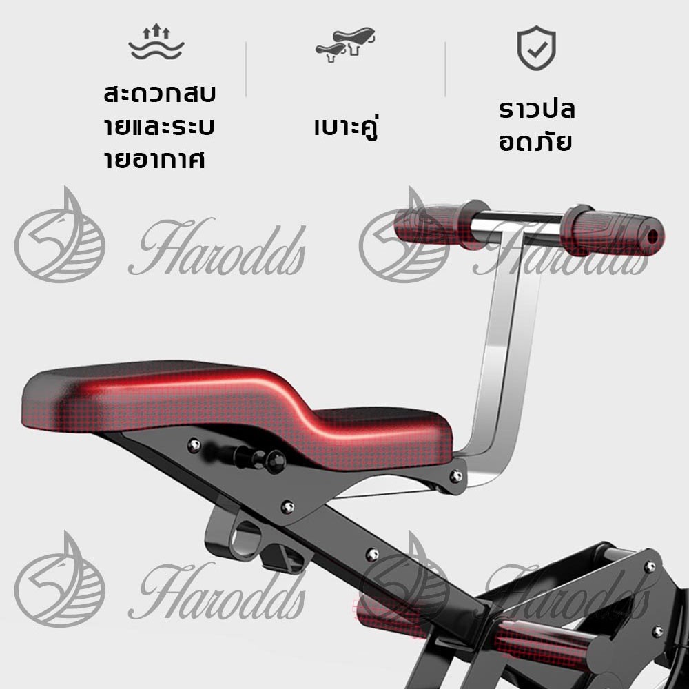 [รับประกัน 1 ปี]SEALUP Q13 สกูตเตอร์ รับได้ 200 kg พับได้ ความเร็ว 55KM/H กันน้ำ IP54 ระยะ 40-150km สกู๊ตเตอร์ไฟฟ้า ราคา ถูกที่สุด โปรบีเคเค แกลเลอรีภาพที่ 4