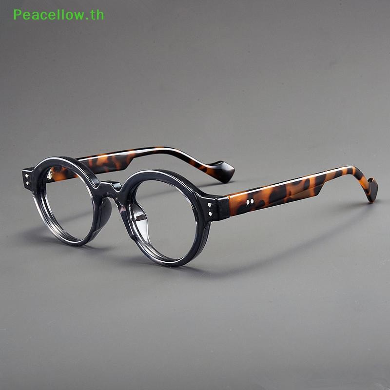 Peacellow หรูหรา Retro แว่นตาอ่านหนังสือ Anti Blue Light Unisex อินเทรนด์น้ำหนักเบาที่มีรอบกรอบแว่นตาสำหรับ Presbyopic TH