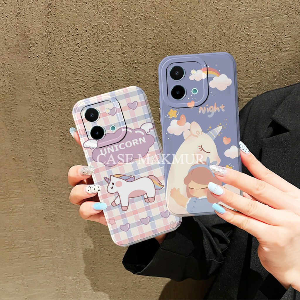 HP Vivo Y28 4g 2024 เคสโทรศัพท์ซิลิโคน - เคสแบบกําหนดเอง - Kud4 P0ni Motif - โทรศัพท์ทุกประเภท - ปลอ