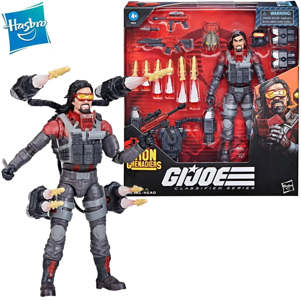 จีไอ Joe GI Joe Classified Series 6" 118 Iron Grenadier Cobra หัวโลหะ Action Figure ของเล่นงานอดิเรก