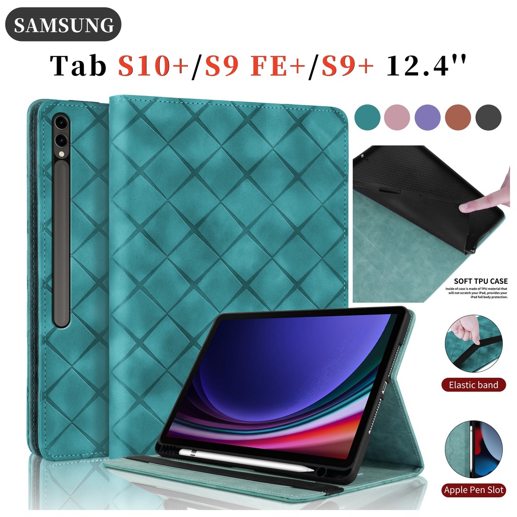 SAMSUNG สําหรับSamsung Galaxy Tab S9 + S10+ S9 FE + Plus 12.4 SM-X610 X616B X820 X826 X820N X810 X81
