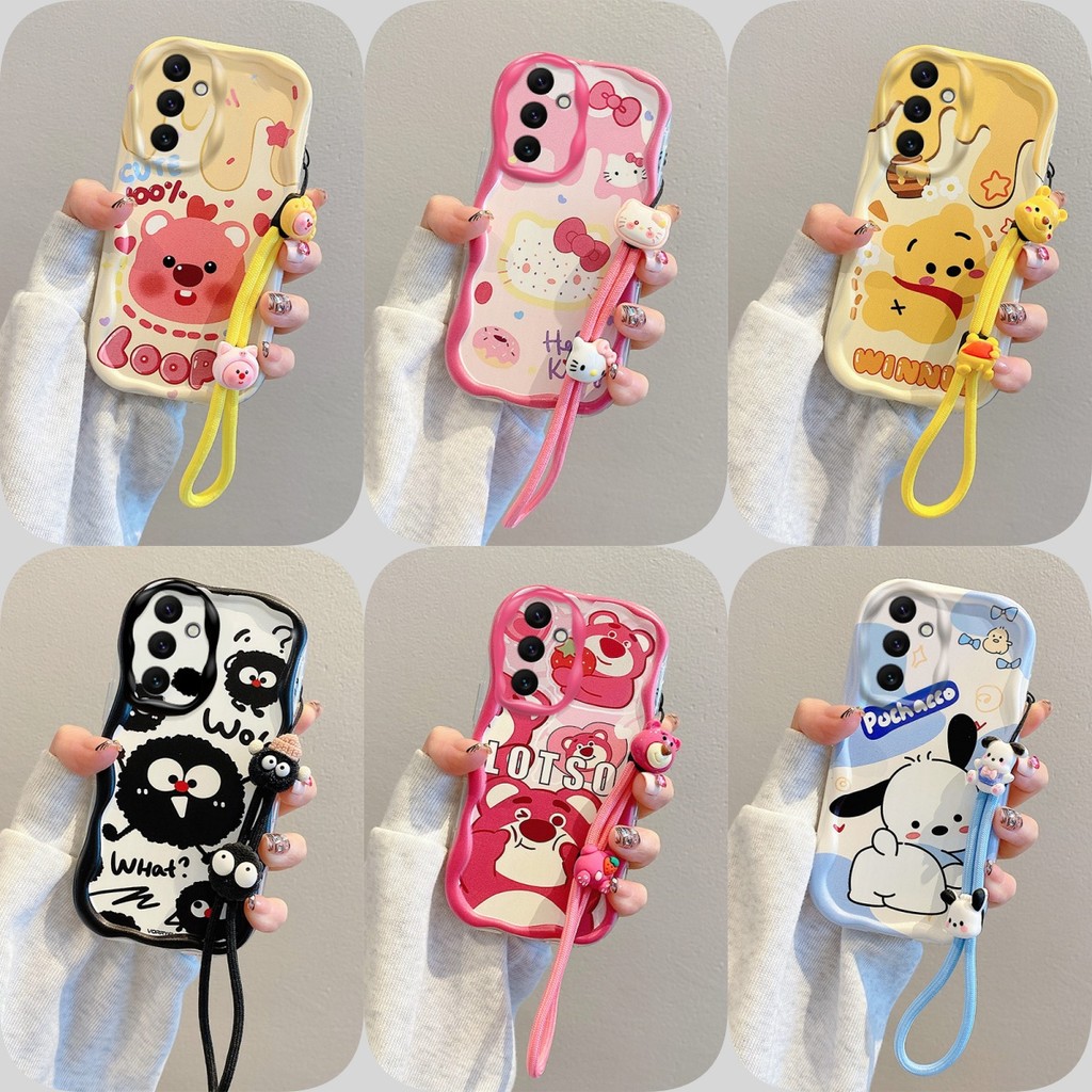 เคส SAMSUNG A54 A34 A24 A14 สไตล์อนิเมะป้องกันการตก เคสซิลิโคนอ่อนนุ่ม TYMR2