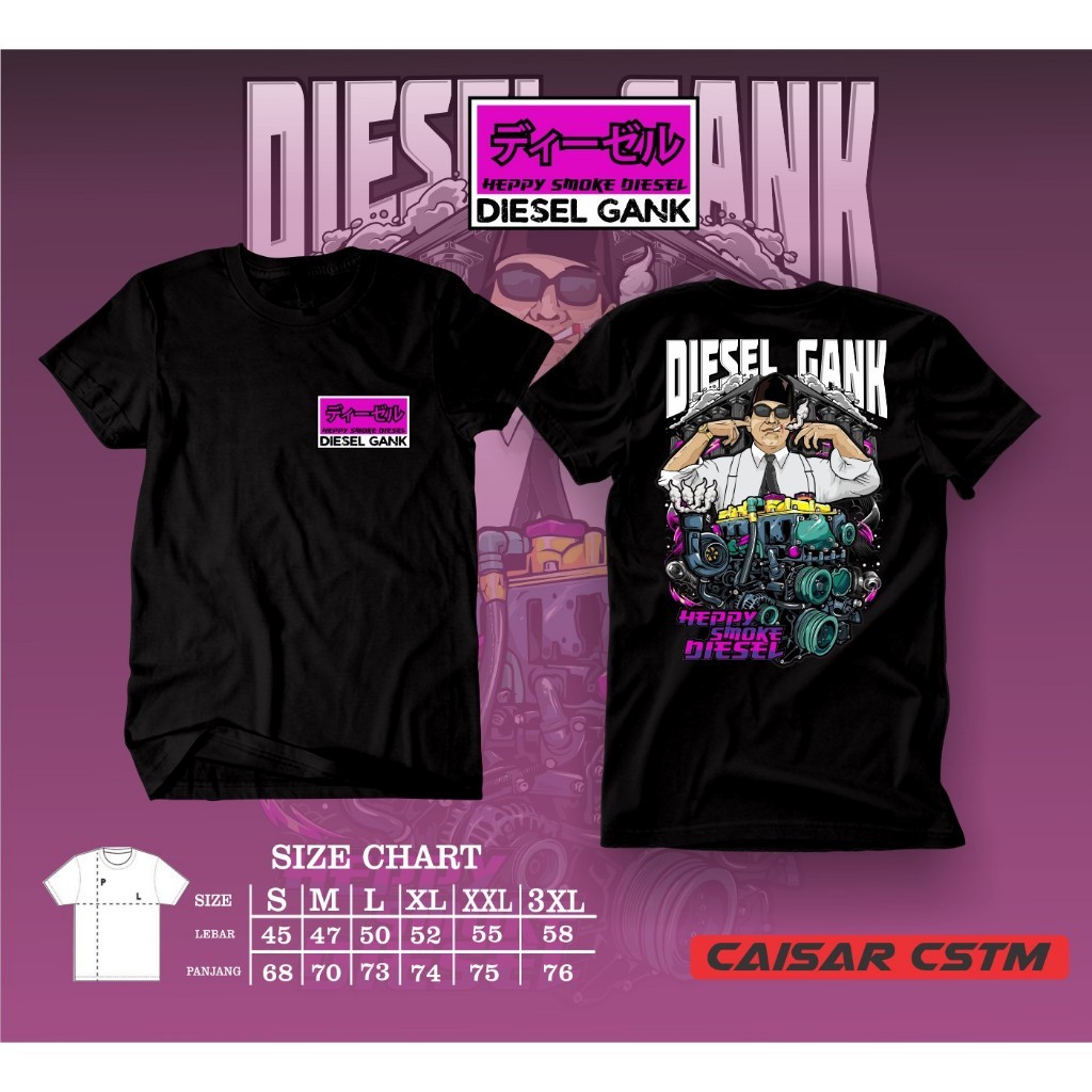 เสื้อยืด DIESEL GANK DIESEL เสื้อยืด JMD POWER DIESEL เสื้อยืดที่ดีที่สุด