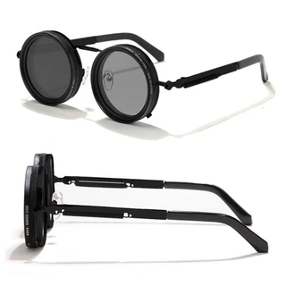 ENEXANDERJP แว่นตาลดแสงแบบปรับได้, UV400 ND Filter แว่นกันแดดโพลาไรซ์, แฟชั่น 9 ระดับ ND2-400 ขับรถแว่นตา