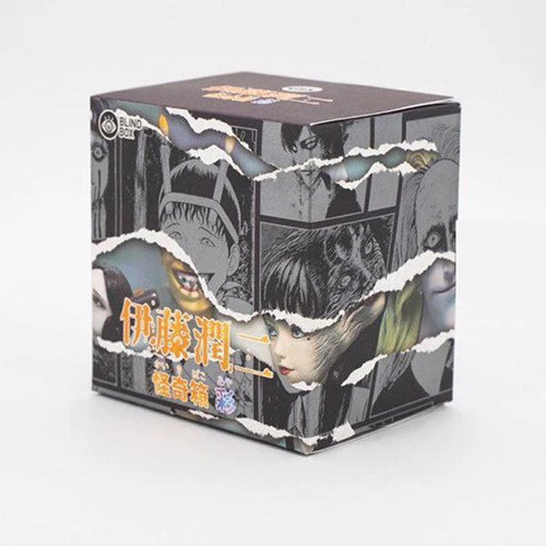 Junji ito figure junji ito blind box ของแท้ UNBOX Junji Ito Stranger Things กล่องตาบอดเวอร์ชันสี Fum