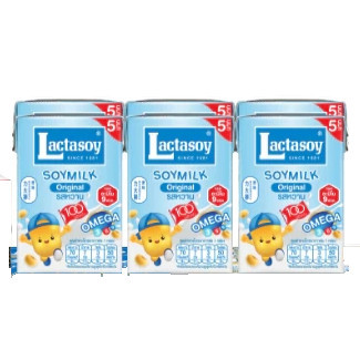 4 ขนาด แลคตาซอย นมถั่วเหลือง UHT รสออริจินัล (3