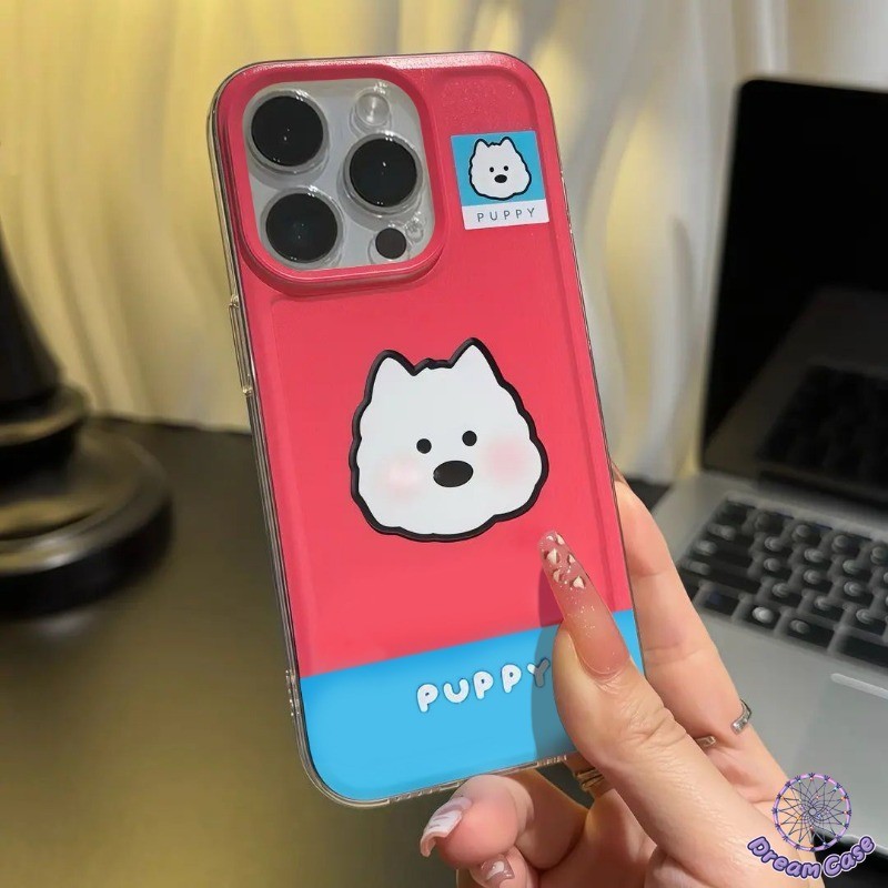 ตัวยึดกระจกลูกสุนัขเพนกวินน่ารัก เคส Redmi 9A 9C 9T 9 9C NFC 10A 10C 10 Note 13 10 11 11s 10s 8 9 Pro Plus POCO X5 M3 - รูปที่ 3