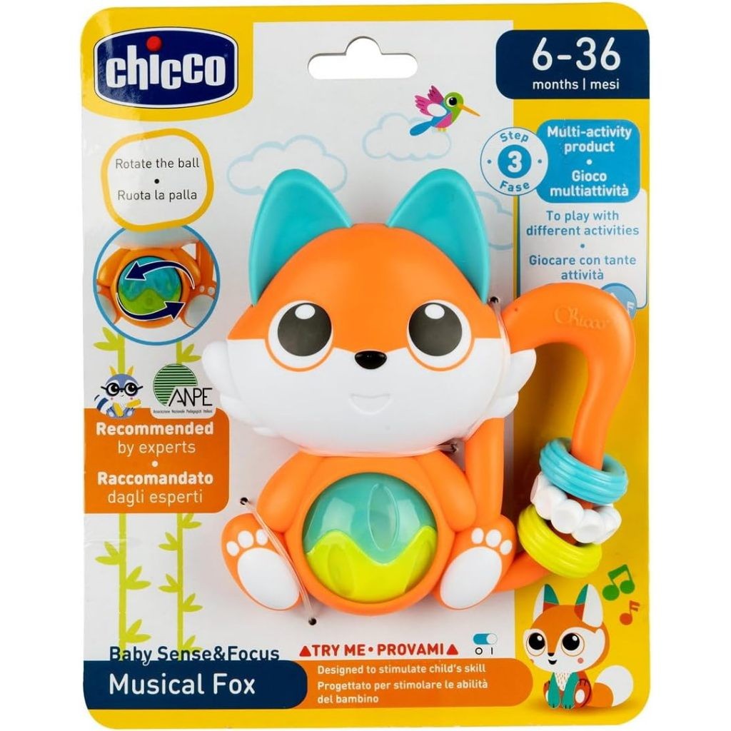 CHICCO TOY MUSICAL FOX RATTLE ของเล่น