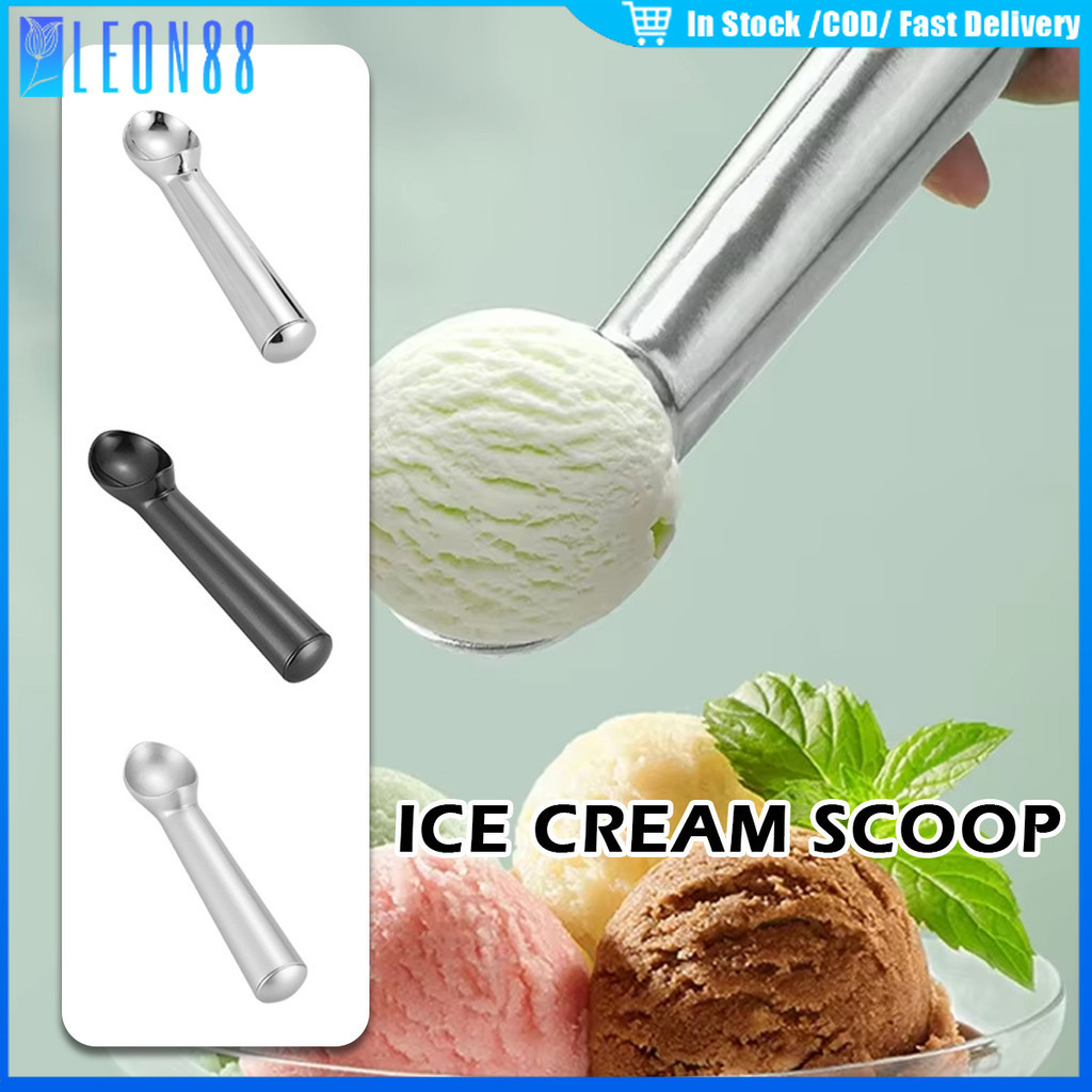 ของมาใหม่！ที่ตักไอศครีม อลูมิเนียม ยาว18ซม.ช้อนตักไอติมice cream scoop เกรด A