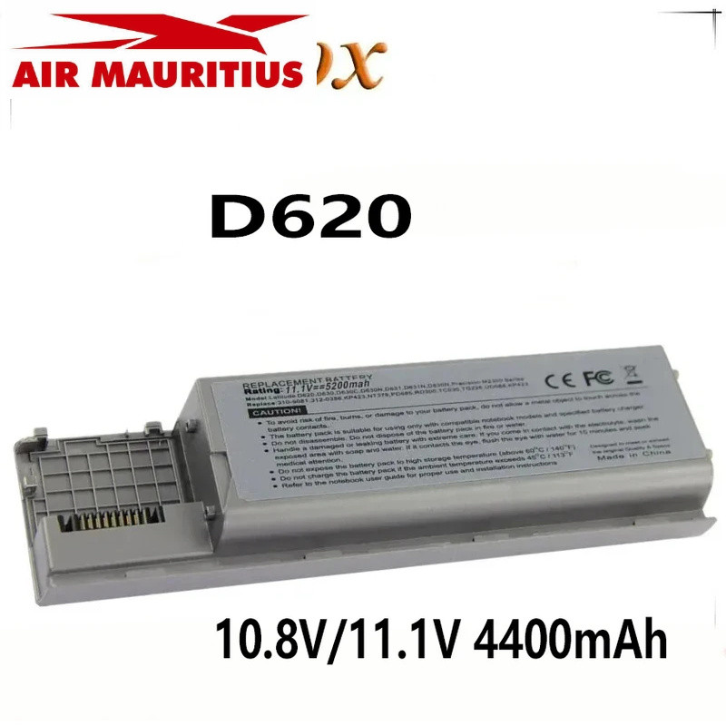 แบตเตอรี่  ATG D620 10.8V 4400mAh สำหรับ Dell Latitude D630 D630N D631N M2300 D830N JD634 GD775 NT37