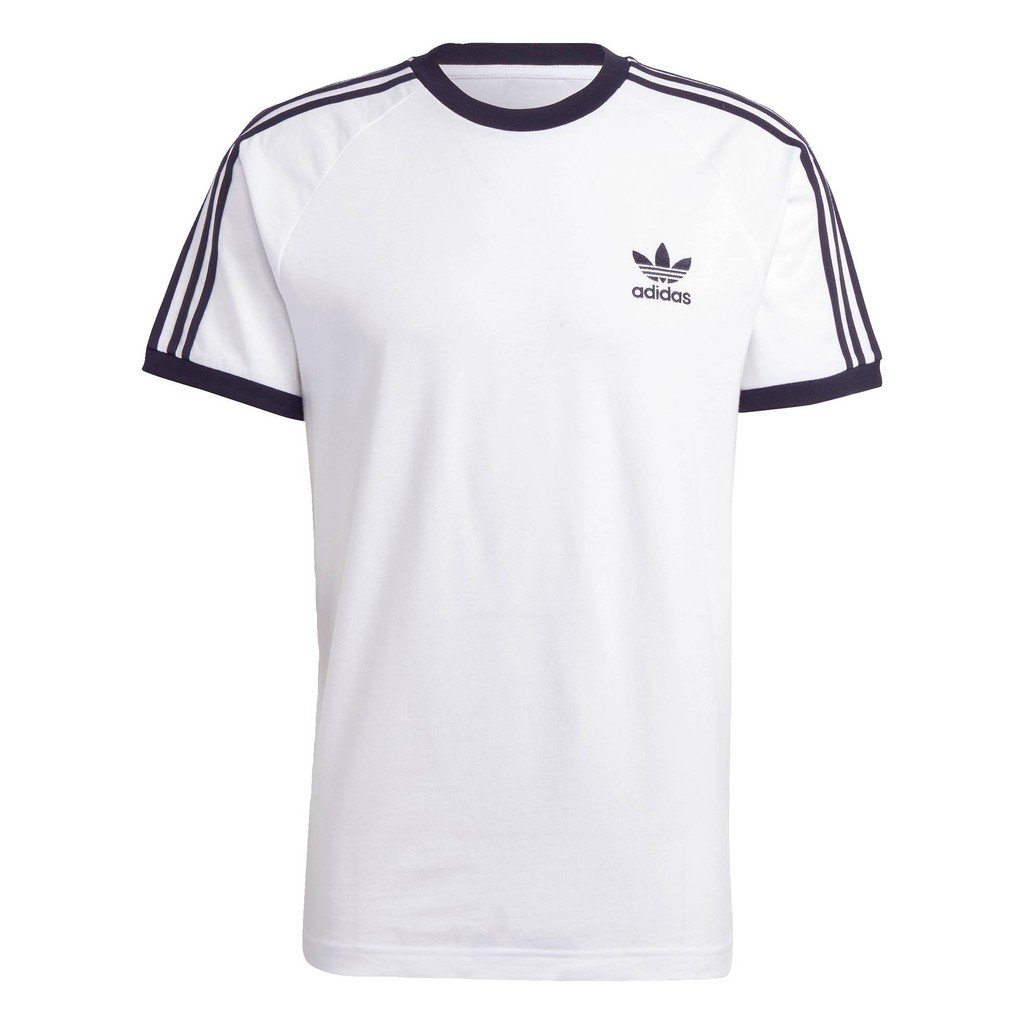 أديداس تيشيرت Adicolor 3-Stripes ـ رجالي أبيض — صورة 2