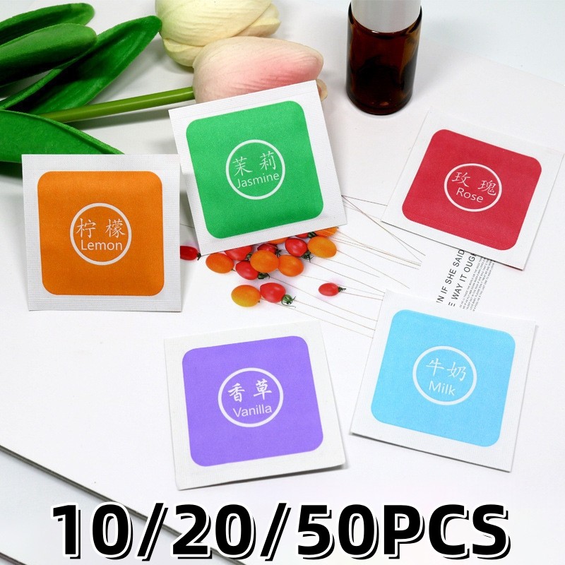 10/20/50PCS ฟิล์มหอมในครัวเรือนรองเท้าเข้มข้นและเสื้อผ้ากําจัดกลิ่นกระเป๋า Freshener สําหรับ Home Auto