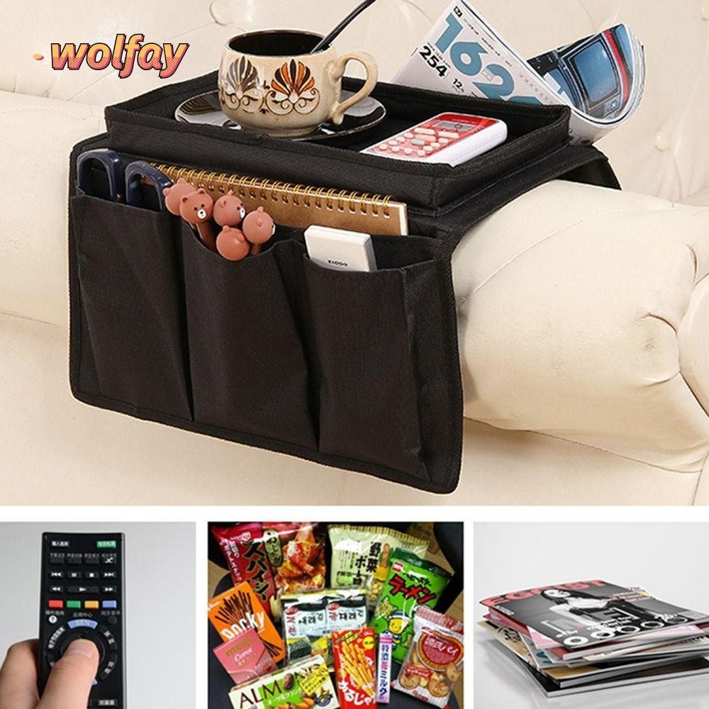YOLANDA โซฟาที่เท้าแขน Organizer ที่วางโทรศัพท์โทรศัพท์มือถือ Recliner ถาดโซฟารีโมทคอนโทรลกาแฟทีวีรีโมทคอนโทรลโซฟาเก้าอี้
