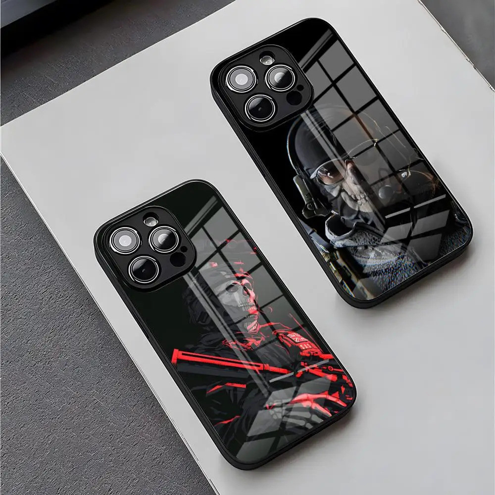 BK-1 เกม Call Of Duty Modern Warfare 2 เคสโทรศัพท์สําหรับ IPhone 17,15 Pro Max 14 Plus 12 Mini 11 13