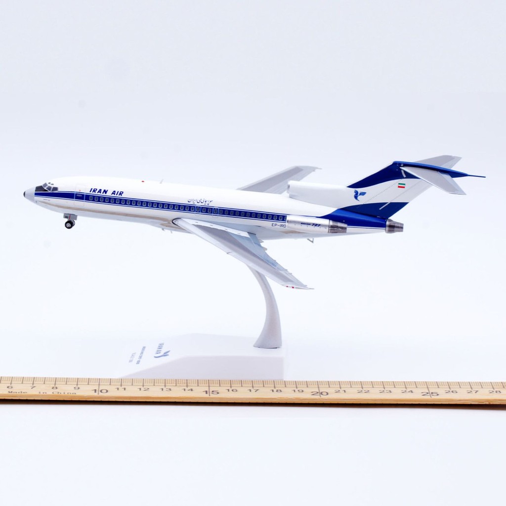 Jcwings 1: 200 Iran Air B727-100 EP-IRD โลหะผสมวัสดุเครื่องบินรุ่น