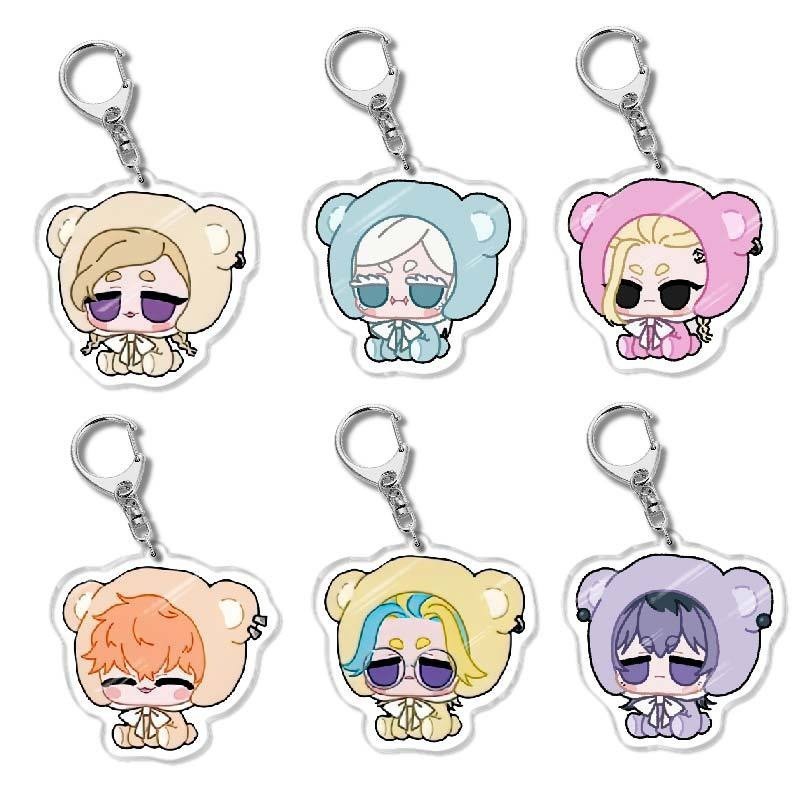 Tokyo Revengers Chibi พวงกุญแจตุ๊กตาหมีน่ารัก Mikey Izana Ran Rindou