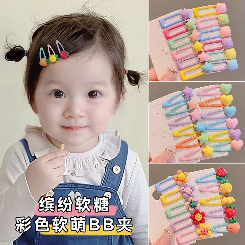 ชุดกิ๊บติดผมสําหรับเด็ก 12 ชิ้น แฟชั่นเกาหลี น่ารัก เครื่องประดับผม
