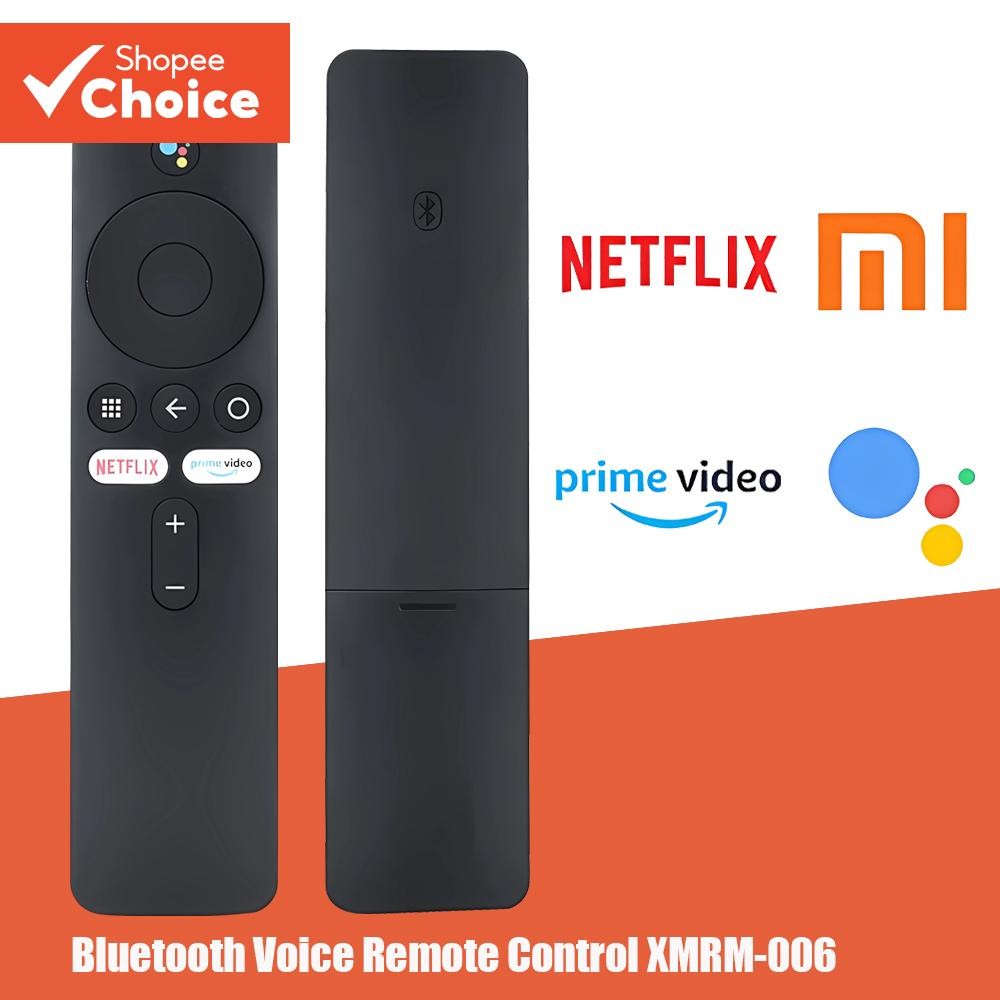 บลูทูธเสียงรีโมทคอนโทรล XMRM-006 สําหรับ Xiaomi MI Box S สมาร์ททีวี Stick พร้อม Google Assistant