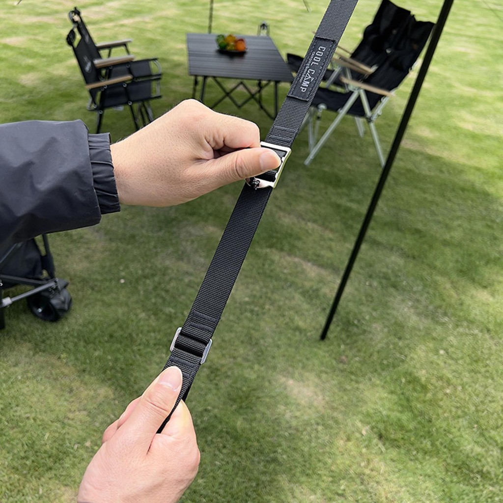 [Whgirld8] Camping เต็นท์เชือก 5M แบบพกพาลมเชือกสายรัดเต็นท์ Tarp เชือกคงที่ดึงสายไฟ - รูปที่ 6