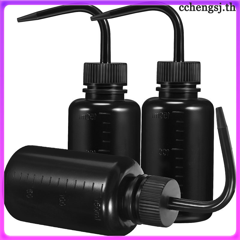 3pcs Squeeze Bottles Plastic Wash Bottles For Water Oil Shampoo School Travel