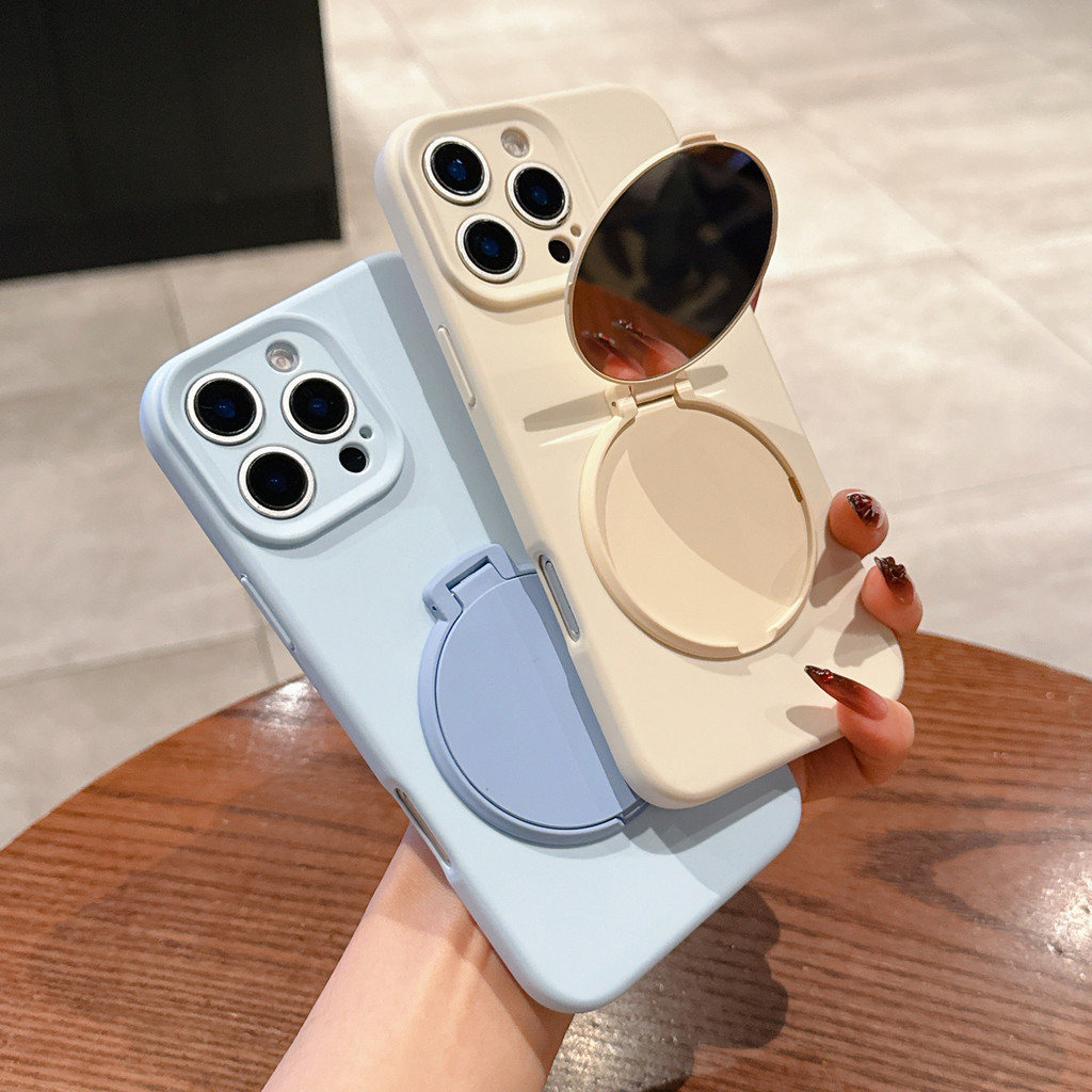 สําหรับ ไอโฟน 11 12 13 14 15 16 มือโปร สูงสุด กระจกแต่งหน้าเคสโทรศัพท์