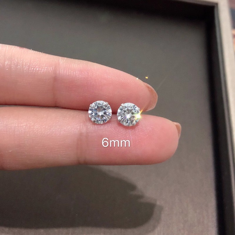 ชุดต่างหู Bling Zircon Studs 24 ชิ้น สำหรับผู้หญิง - รูปที่ 7