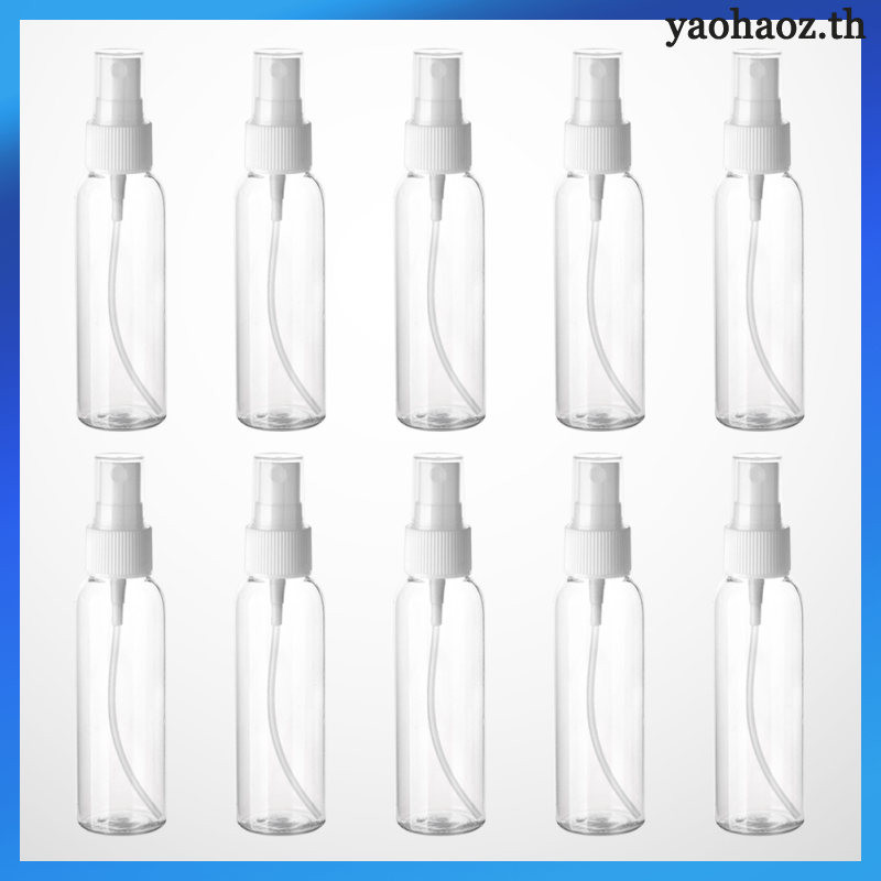 Mist Bottle Spray 10pcs Refillable Perfume Bottle 60ml For Travel Camping Hiking