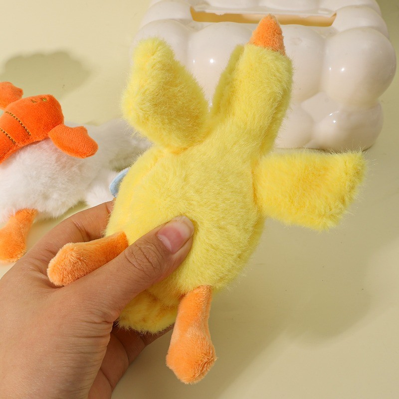 [ แฟชั่น ]พวงกุญแจตุ๊กตาเป็ดน้อยน่ารัก-ของขวัญวันเกิดเพื่อน-การ์ตูนดึงตุ๊กตาที่เก็บกุญแจ-แฟชั่น,สร้างสรรค์, น่ารัก-กระเป๋า,รถพวงกุญแจแขวนอุปก - รูปที่ 5