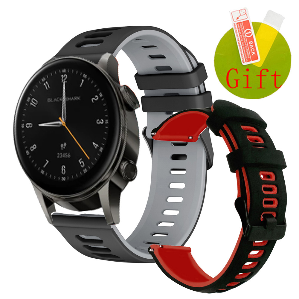 ฟิล์ม สาย Black Shark S3 สายรัดซิลิโคน Band สายรัดข้อมือสําหรับ Black Shark S3 ฟิล์มกันรอยหน้าจอสร้อยข้อมืออุปกรณ์เสริม