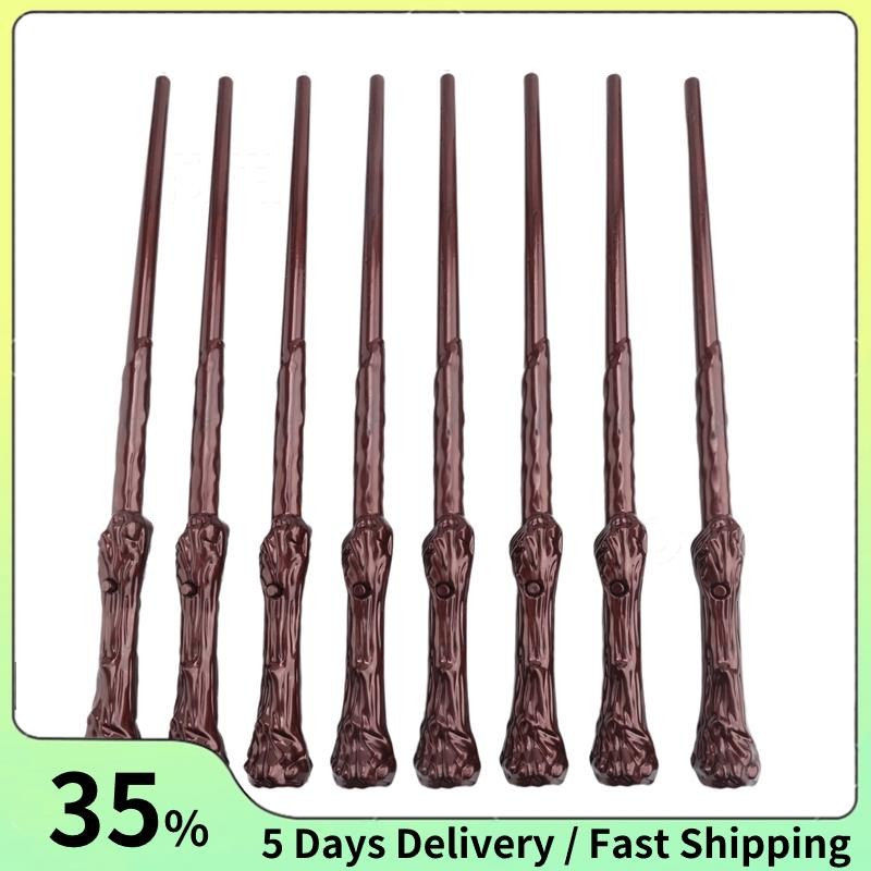 8 ชิ้น Light Up Magic Wizard Wands เสียงส่องสว่างของเล่น Wand สําหรับเด็กผู้หญิงปาร์ตี้คอสเพลย์อุปกร