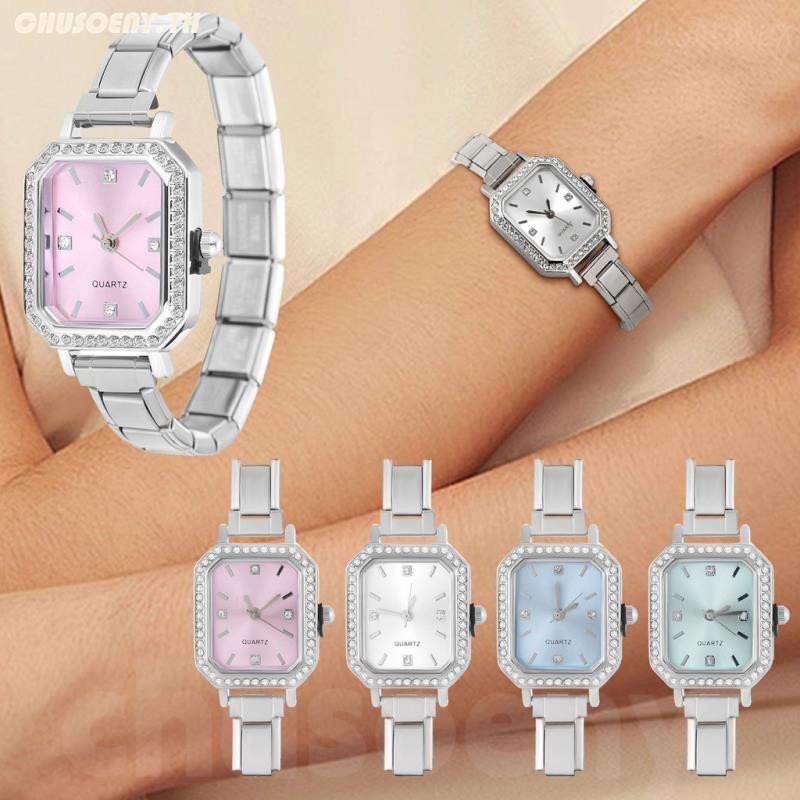 1PC เงิน DIY โมดูลดิจิตอล Splicing นาฬิกา Vintage Wild Modular นาฬิกาอิตาเลี่ยน Charm สร้อยข้อมือสแตนเลสสร้อยข้อมือแฟชั่นอุปกรณ์เสริม