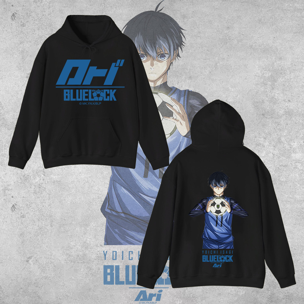 เสื้อฮู้ด ARI X BLUE LOCK ISAG เสื้อป้องกันกระโปรงลายพิมพ์เสื้อผ้าฝ้ายผลิตจากผ้าคอตตอนบนดูดี cotton 
