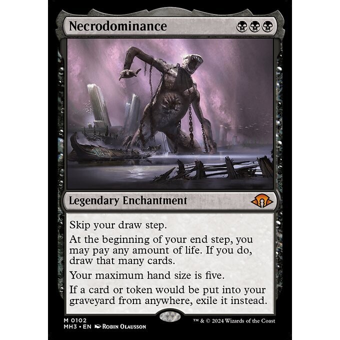 MH3_102 Necrodominance MTG Magic: The Gathering: Modern Horizons 3_Mythic