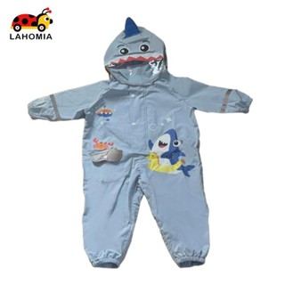 [ลาโฮเมีย] เด็กฝนสูทเสื้อกันหนาวหมวกกันน้ําฝนแจ็คเก็ตการ์ตูน…