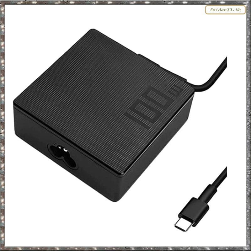 [LHY] 100W USB C แล็ปท็อปอะแดปเตอร์ชาร์จไฟแล็ปท็อป 100W USB C Charger Type C Power PD Wall Fast Char