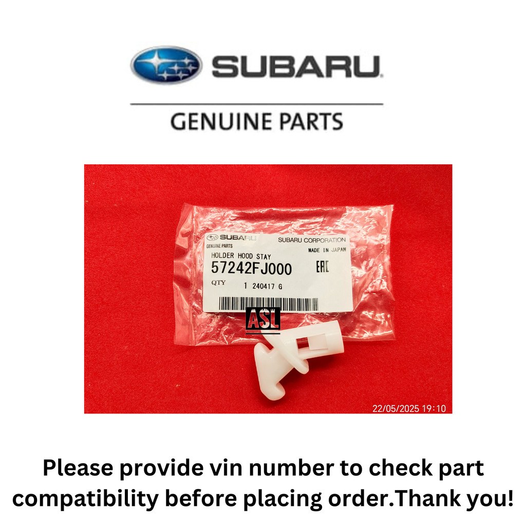 57242FJ000 Subaru Hood Stay Holder BRZ ZC6 XV GP7 GT7 Toyota GT86 ZN6