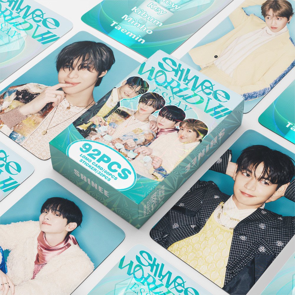 SHINEE อัลบั้มPoet | ArtistLomo Card Photocard การ์ด 60 ชิ้น + สติ๊กเกอร์ 32 ชิ้น