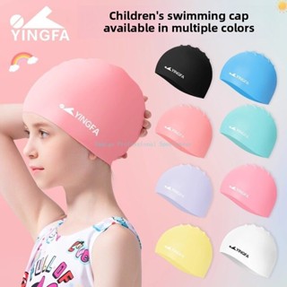 หมวกว่ายน้ำซิลิโคนอ่อนนุ่ม กันน้ำ สำหรับเด็กหญิงและเด็กชาย ใ…