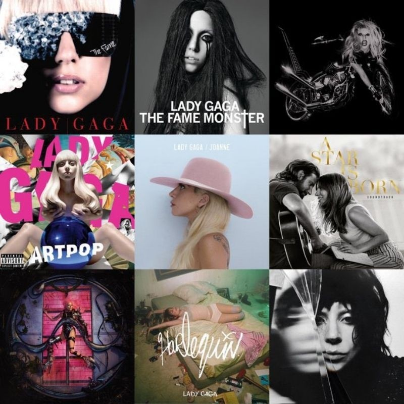 อัลบั้มซีดี LADY GAGA ทั้งหมด