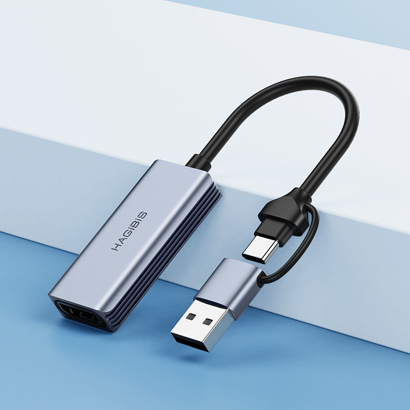 สวิตช์การ์ดจับภาพ usb3.0 Hyperth เป็นอุปกรณ์ HDMI Video ns ms2130 แล็ปท็อปสด