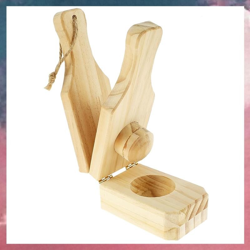 ไม้ Tostonera Plantain Banana Smasher Maker Plantain Smasher Plantain Tostones พร้อมที่จับ